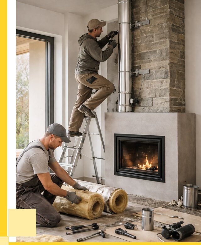 Монтаж дымоходов для каминов в Белой Калитве от 15557 р. ЭриданБкл