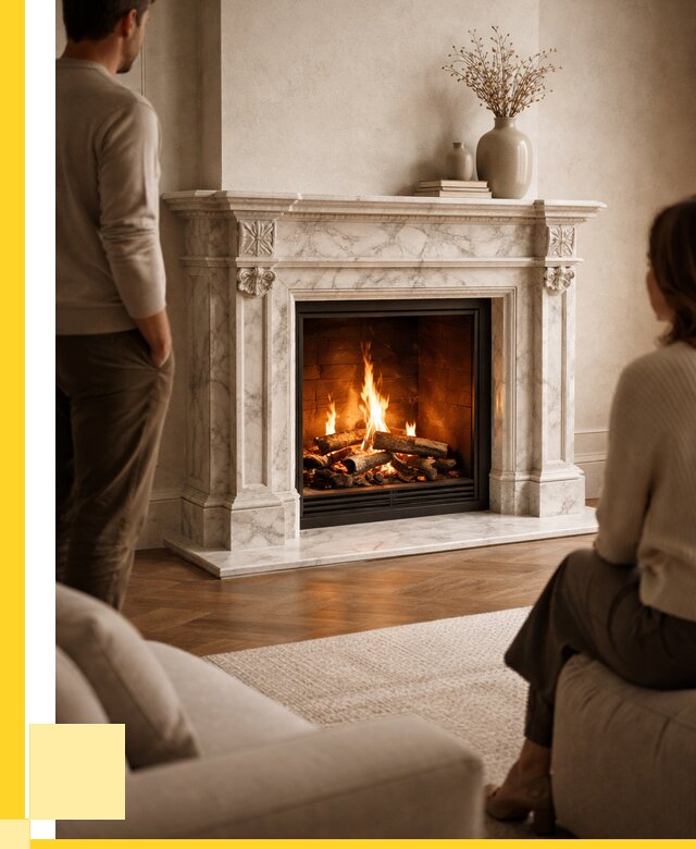 Мраморные камины под ключ в Белой Калитве от 259275 р. | ЭриданБкл