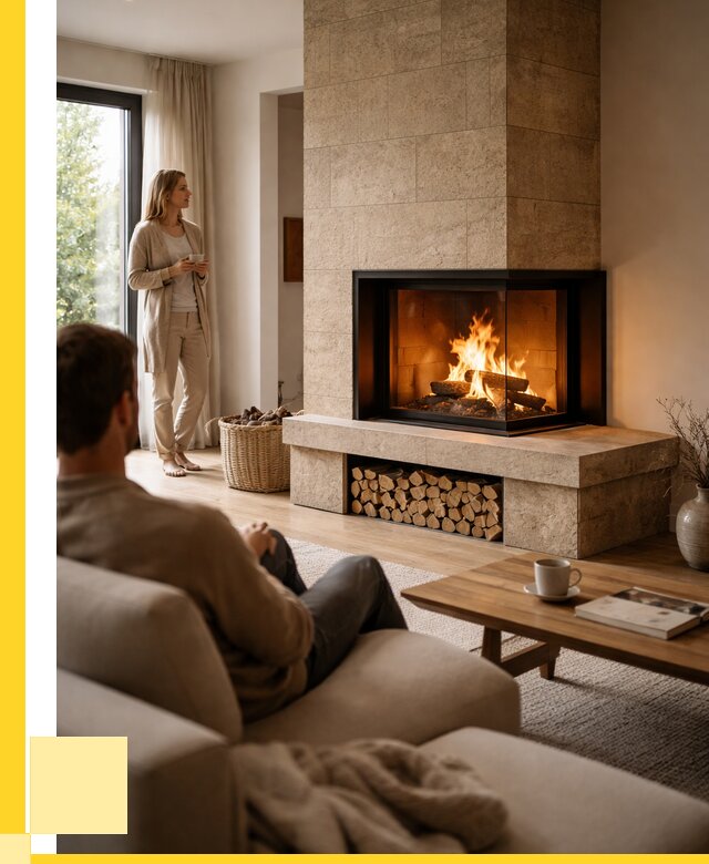 Угловые камины из кирпича установка в Белой Калитве от 155565 р. ЭриданБкл