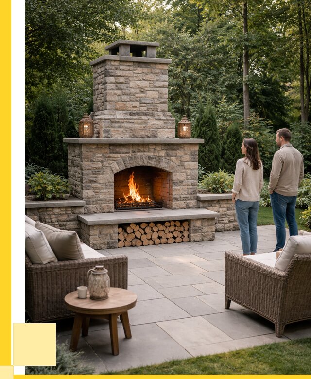 Уличные камины из кирпича в Белой Калитве от 155565 р. | ЭриданБкл