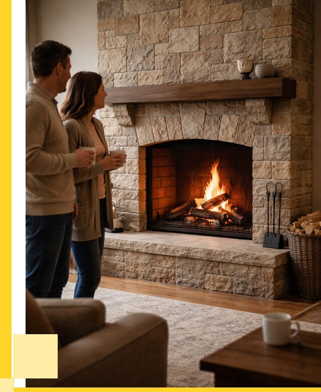 Каменные камины на заказ в Белой Калитве от 186678 р. | ЭриданБкл