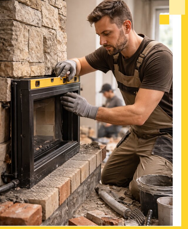 Дровяные камины под ключ в Белой Калитве: монтаж, обустройство