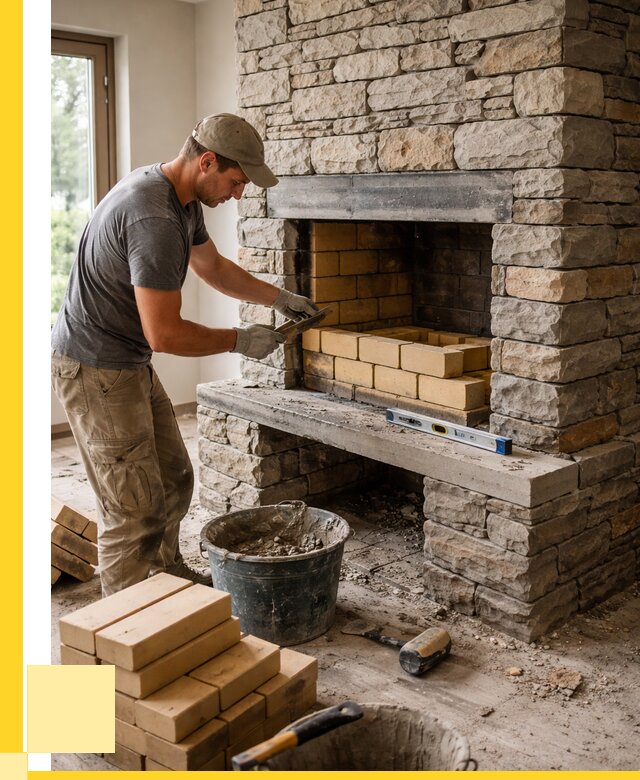 Кладка каминов и камина в Белой Калитве от 25928 р. ЭриданБкл