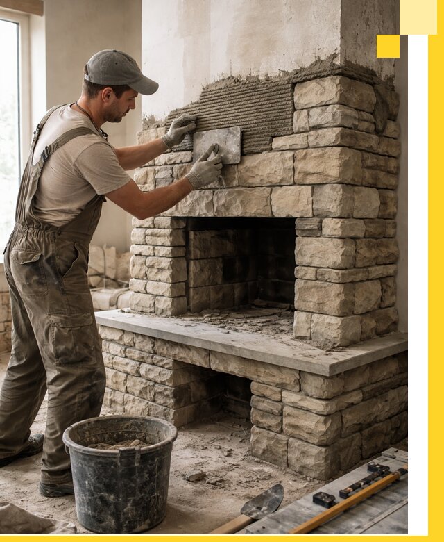 Строительство каминов под ключ в Белой Калитве от проектирования до монтажа