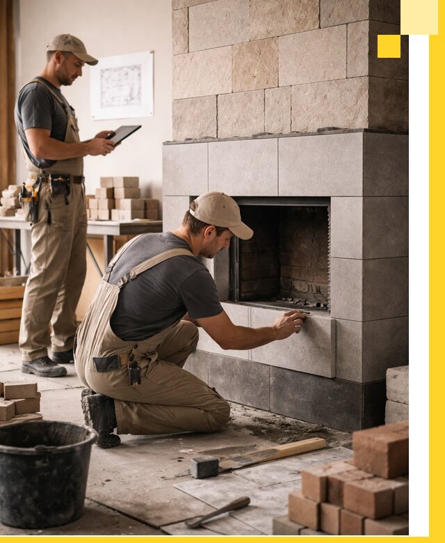 Индивидуальные проекты каминов и каминных систем в Белой Калитве