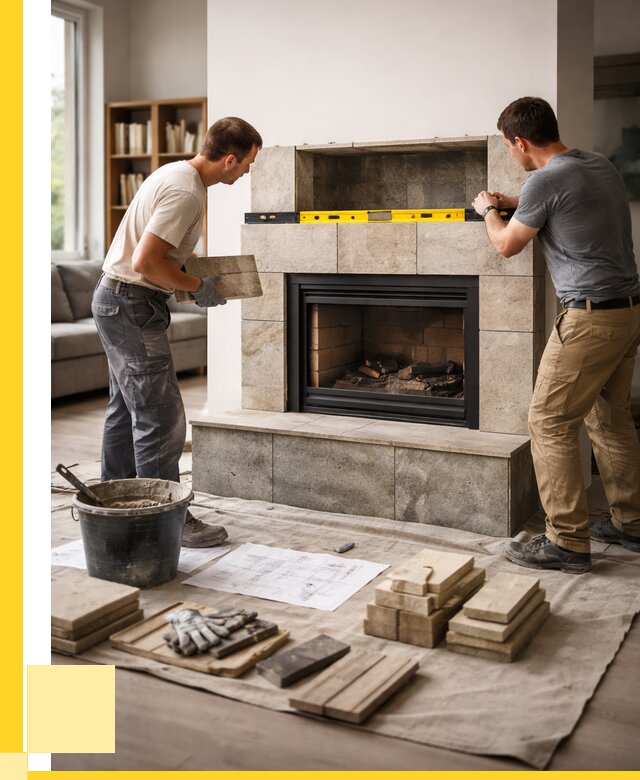 Монтаж каминов и установка в Белой Калитве от 46670 р. | ЭриданБкл