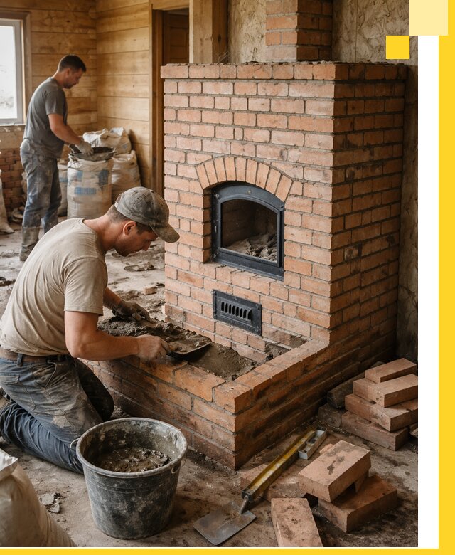 Профессиональное строительство печей в Белой Калитве под ключ
