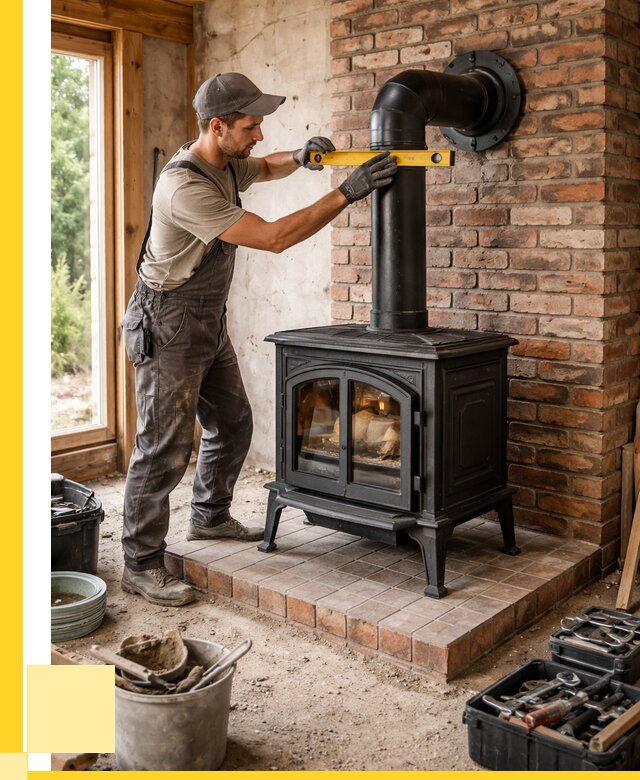 Монтаж печей установка банной печи в Белой Калитве от 15557 р. | ЭриданБкл