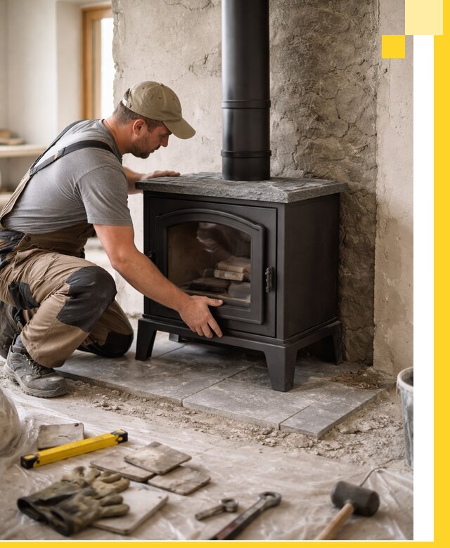 Профессиональный монтаж печей и каминов в Белой Калитве под ключ