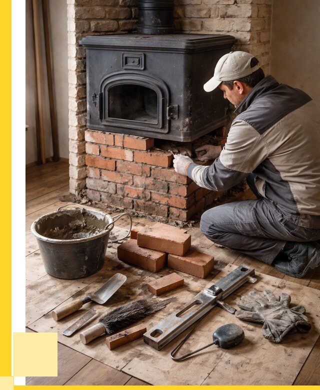 Ремонт печей в Белой Калитве от 12445 р., услуги печника ЭриданБкл