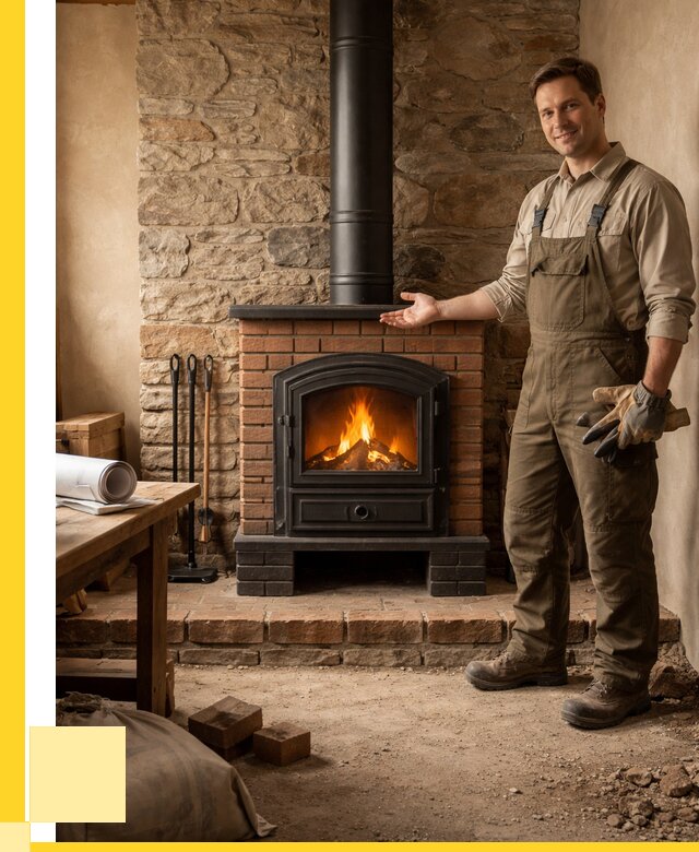 Печи отопительные из кирпича в Белой Калитве от 82968 р., ЭриданБкл