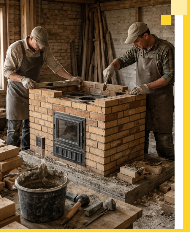 Изготовление и установка варочных печей под ключ в Белой Калитве