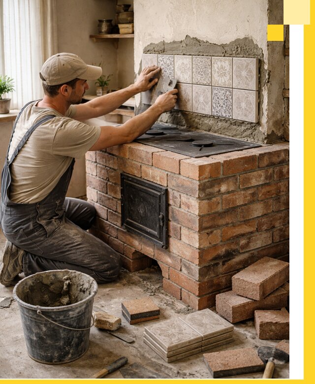 Печи с плитой на заказ монтаж гарантия и сервис в Белой Калитве