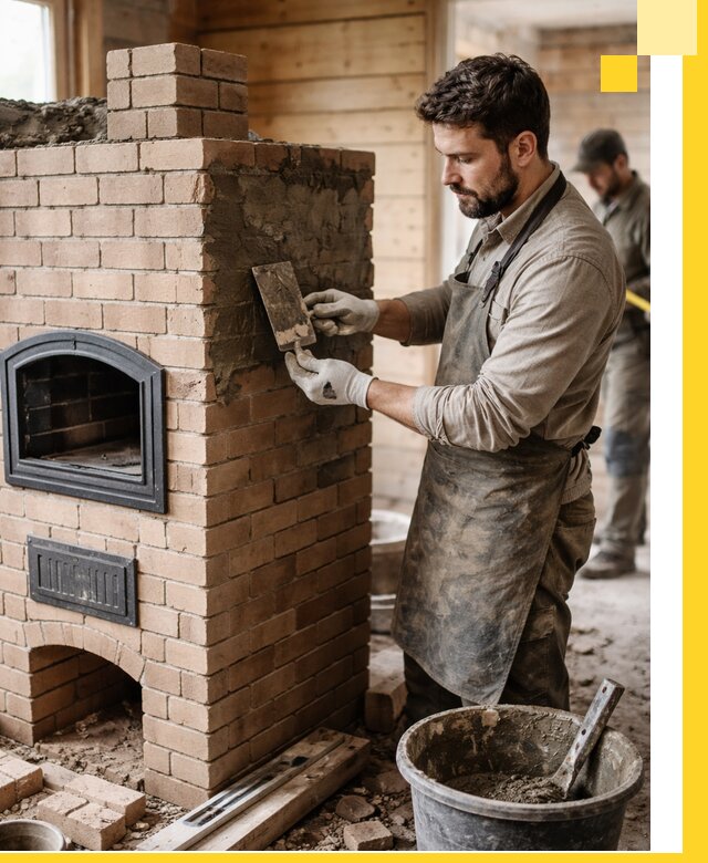 Изготовление и установка печей-шведок под ключ в Белой Калитве