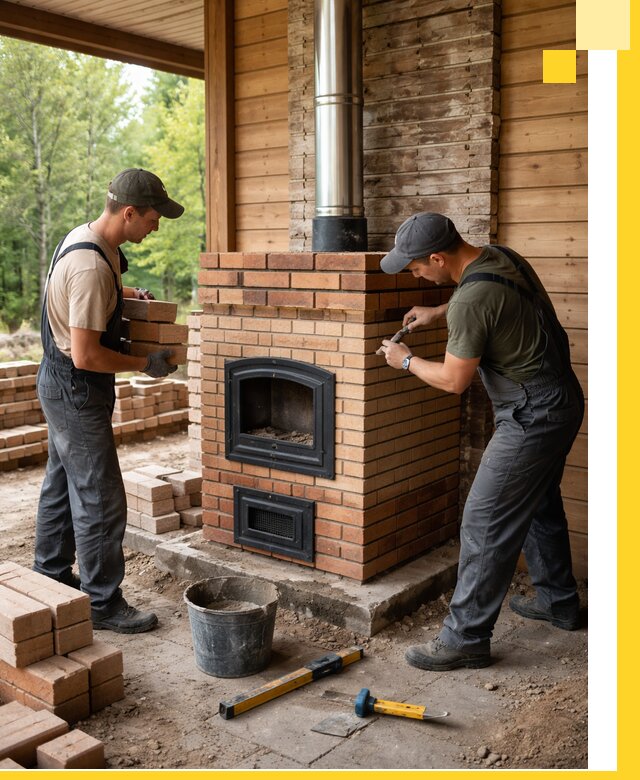 Производство и установка дачных печей под ключ в Белой Калитве