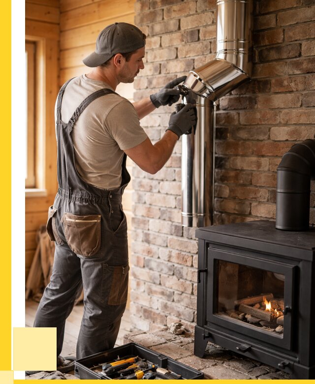 Монтаж дымоходов для печей в Белой Калитве от 7778 р. | ЭриданБкл
