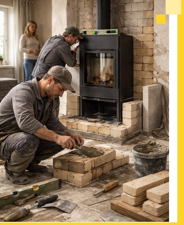 Печи и камины под ключ: проект, установка в Белой Калитве