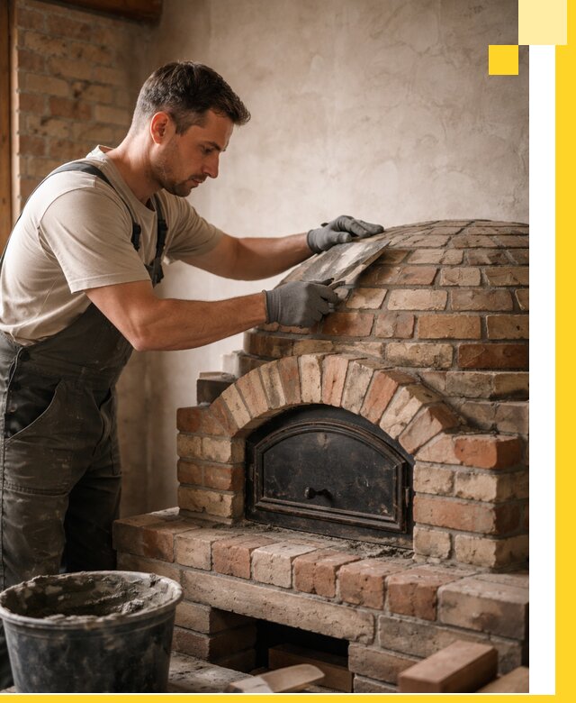 Изготовление и монтаж помпейских печей на заказ в Белой Калитве