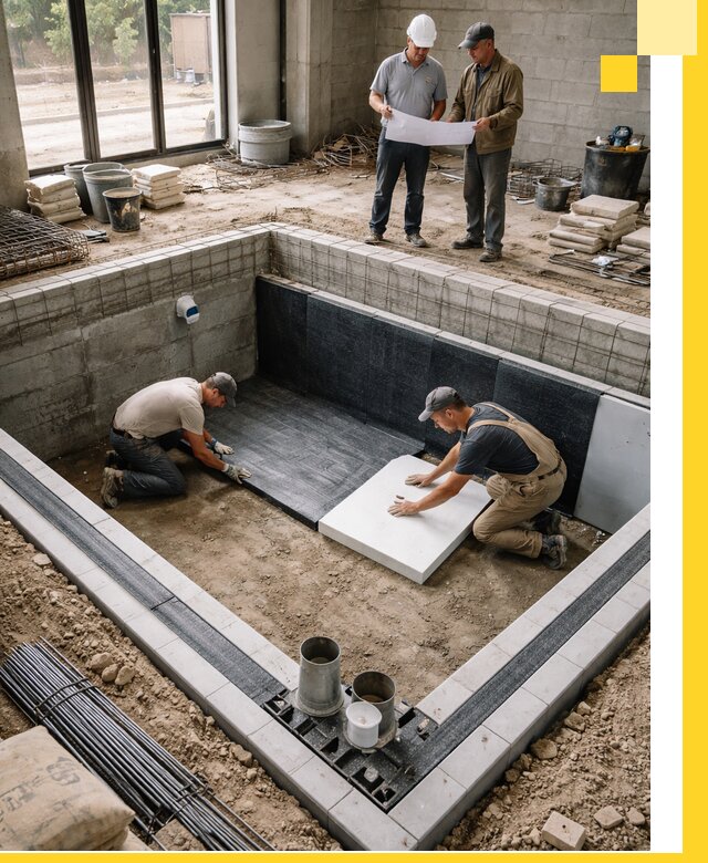 Проекты частных и общественных бассейнов под ключ в Белой Калитве