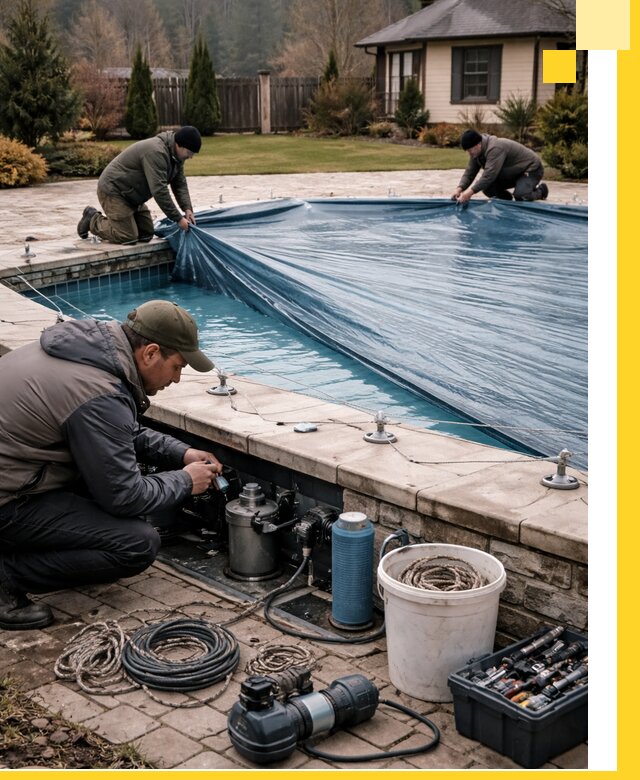 Консервация бассейнов в Белой Калитве: подготовка к длительному хранению