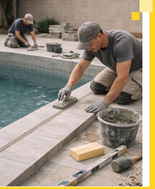 Отделка бассейнов в Белой Калитве: декоративная отделка и гидроизоляция