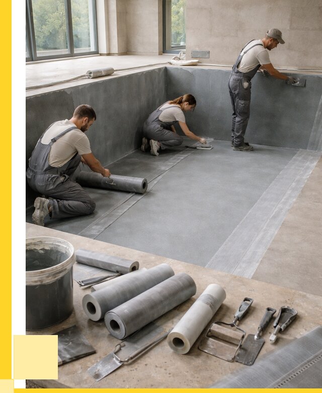 Гидроизоляция бассейнов в Белой Калитве от 2074 р., ЭриданБкл