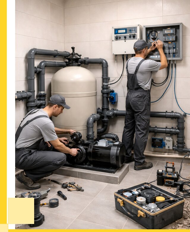 Монтаж оборудования для бассейнов в Белой Калитве от 41484 р. | ЭриданБкл