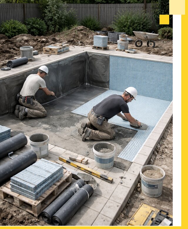 Проектирование и строительство стационарных бассейнов в Белой Калитве