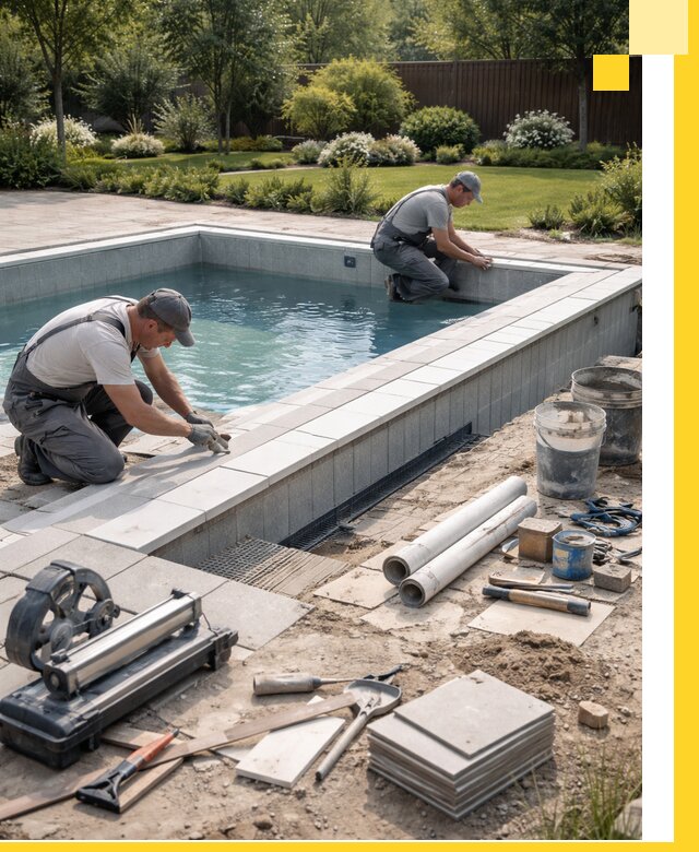 Строительство открытых бассейнов под ключ в Белой Калитве профессионально