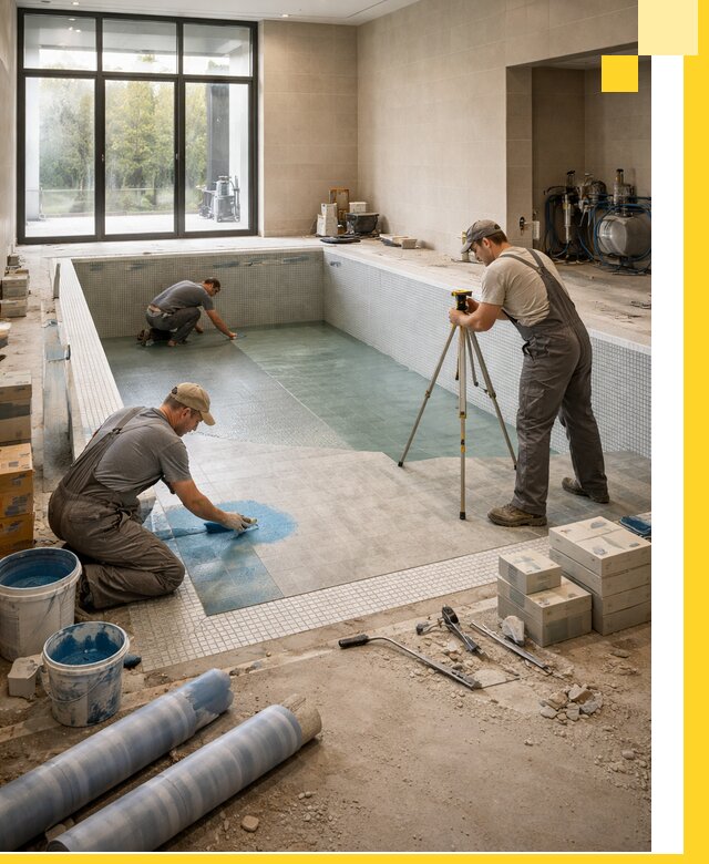 Проект и строительство закрытых бассейнов в Белой Калитве под ключ