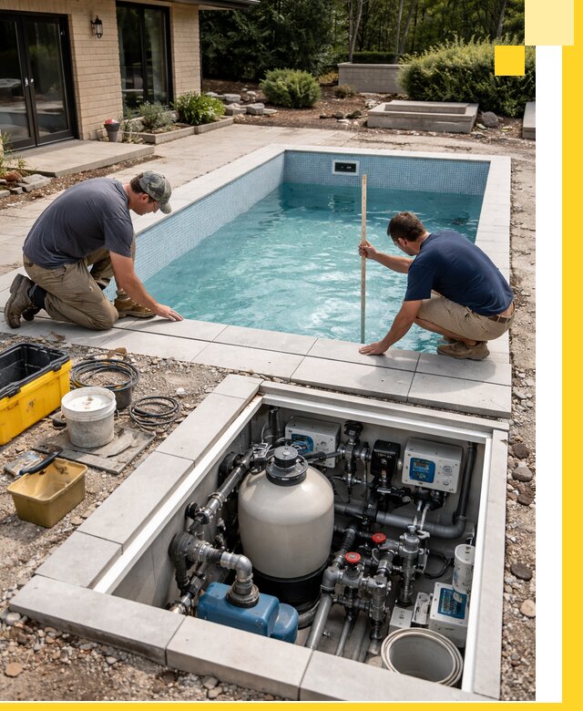 Строительство качественных домашних бассейнов под ключ в Белой Калитве