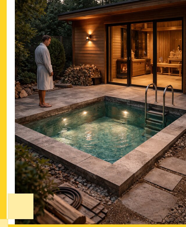 Бани с бассейном под ключ в Белой Калитве от 98525 р. | ЭриданБкл