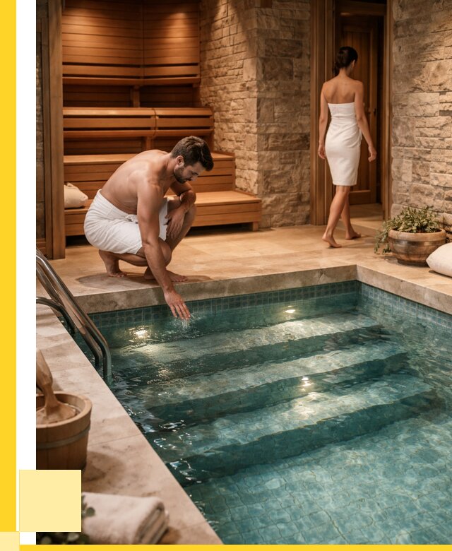 Сауна с бассейном под ключ в Белой Калитве от 124452 р., ЭриданБкл