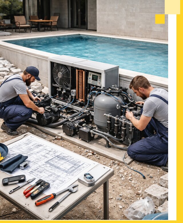 Проектирование и монтаж бассейнов с подогревом в Белой Калитве