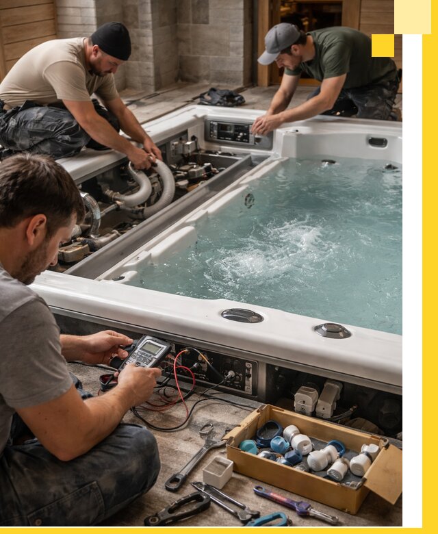 Гидромассажные бассейны под ключ в Белой Калитве, дизайн и монтаж