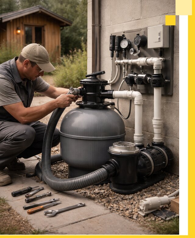 Продажа и монтаж фильтров и насосов для бассейнов в Белой Калитве