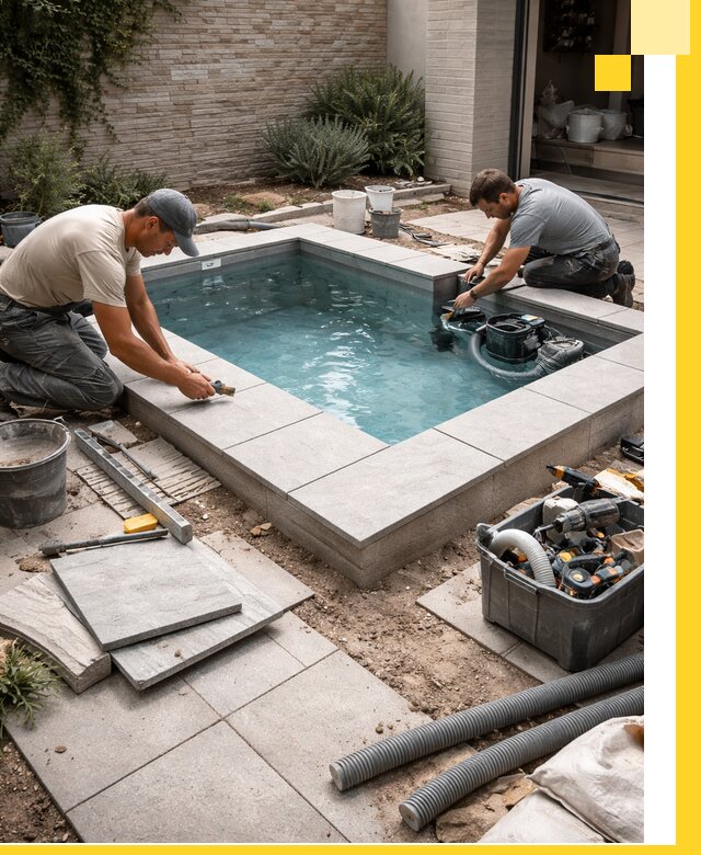 Мини бассейны под ключ в Белой Калитве, дизайн и установка