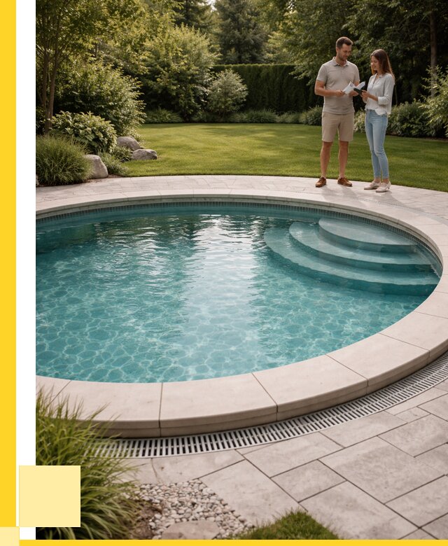 Круглые каркасные бассейны купить в Белой Калитве от 259275 р. | ЭриданБкл