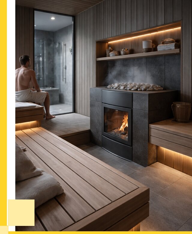 Проект сауны в частном доме в Белой Калитве от 36299 р. | ЭриданБкл