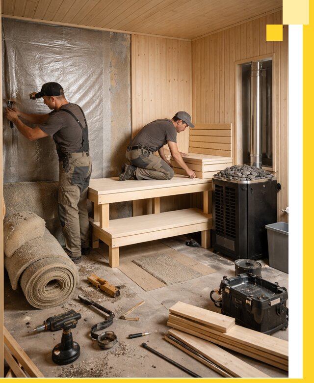 Проекты саун под ключ в Белой Калитве дизайн и строительство