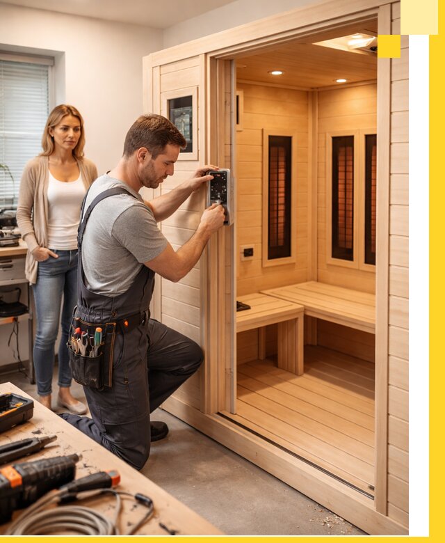 Инфракрасные сауны под ключ в Белой Калитве продажа и установка