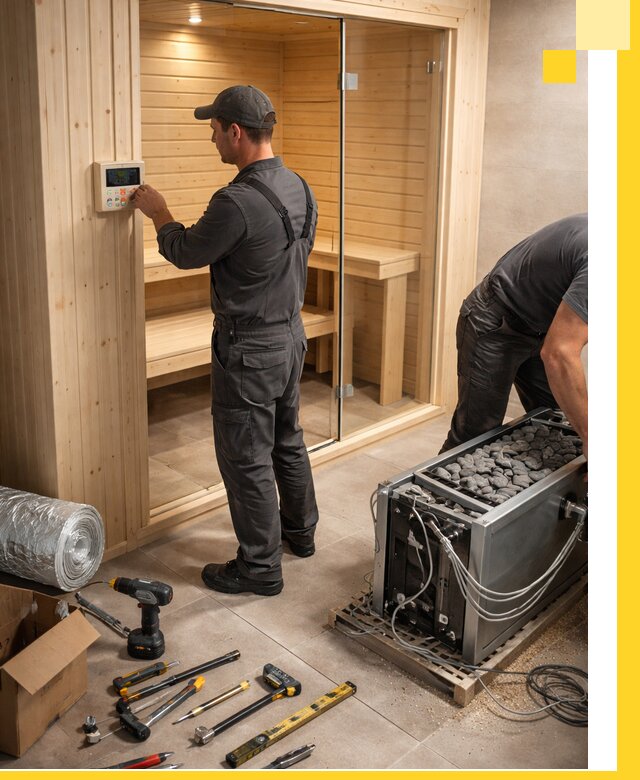 Поставка, установка и монтаж электрических саун в Белой Калитве