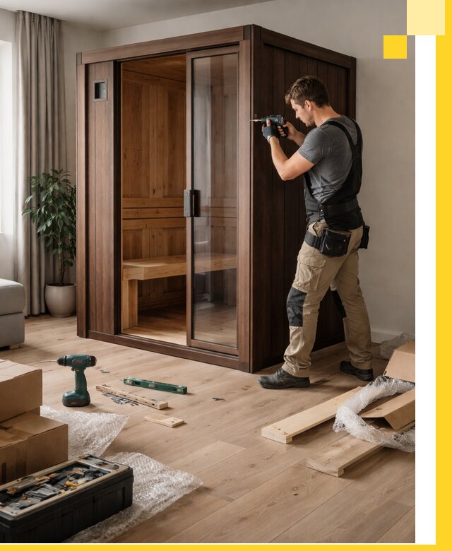 Установка и производство мини саун под ключ в Белой Калитве