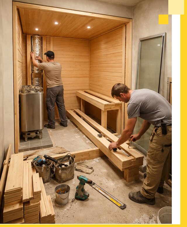 Проектирование и установка домашних саун под ключ в Белой Калитве