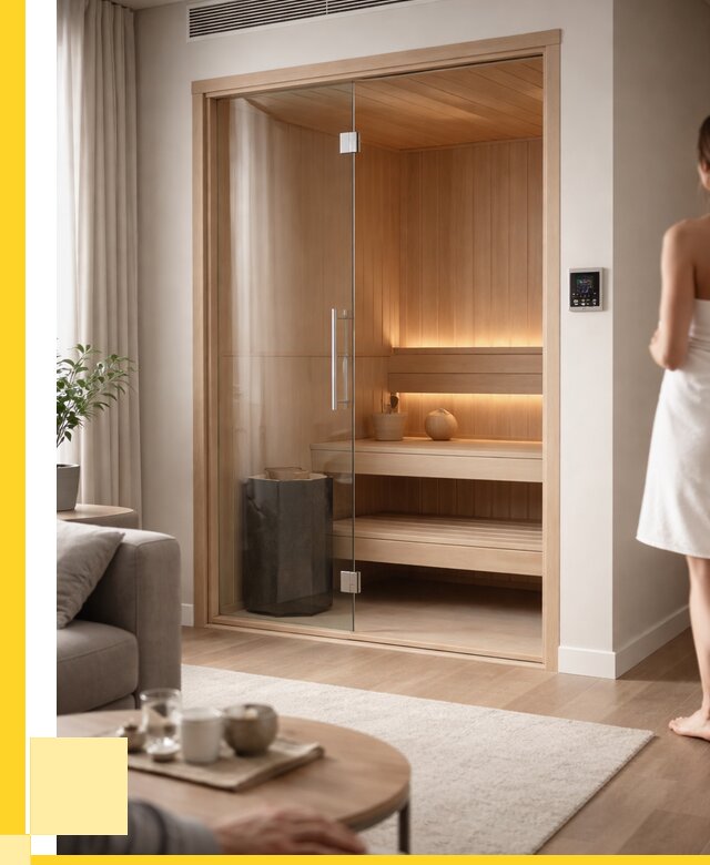 Сауна в квартире под ключ в Белой Калитве от 124452 р. ЭриданБкл