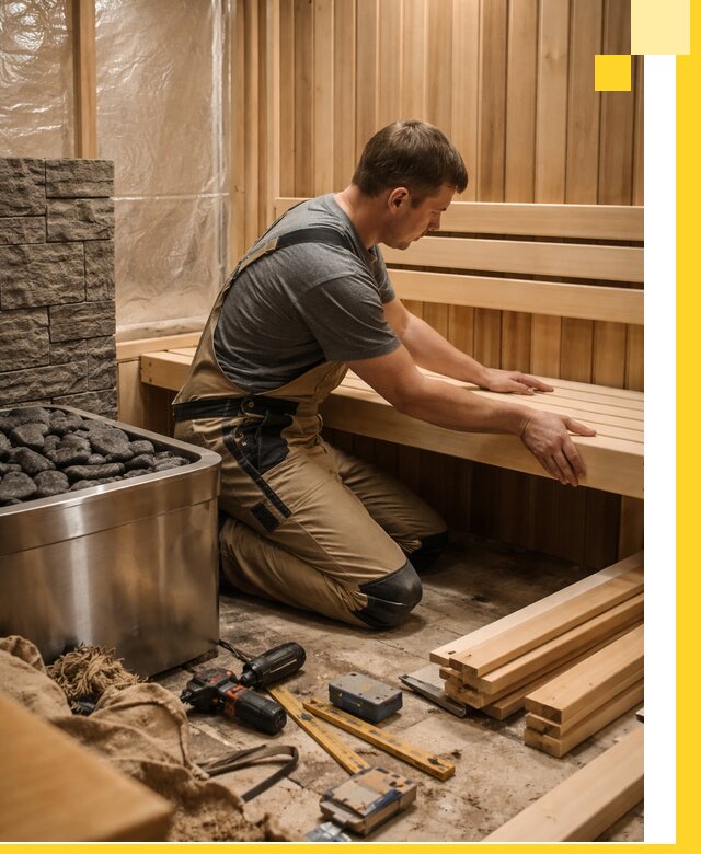 Сауны для дома под ключ с проектированием и монтажом в Белой Калитве