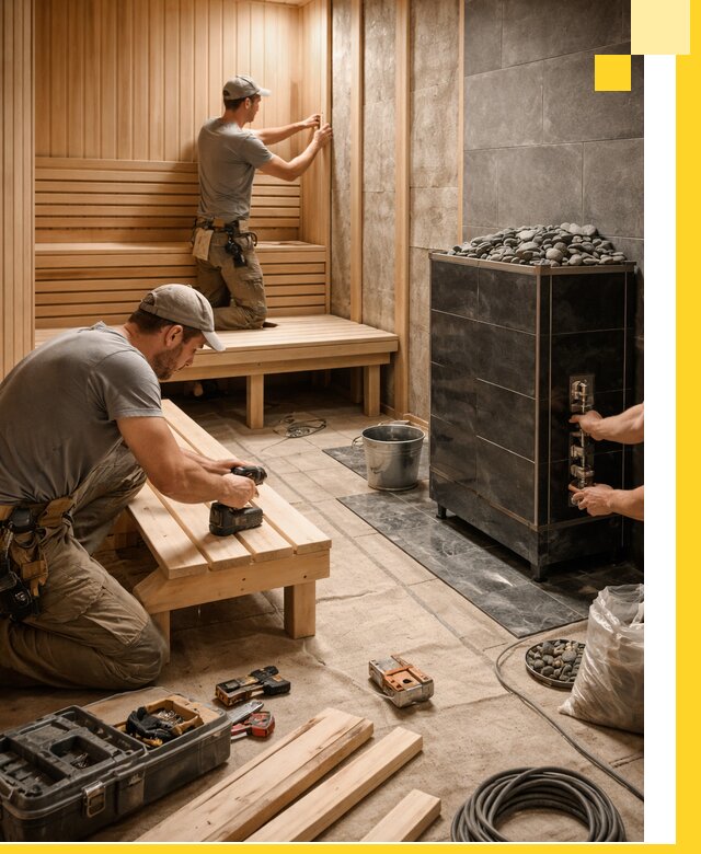 Дизайн и строительство интерьерных саун под ключ в Белой Калитве