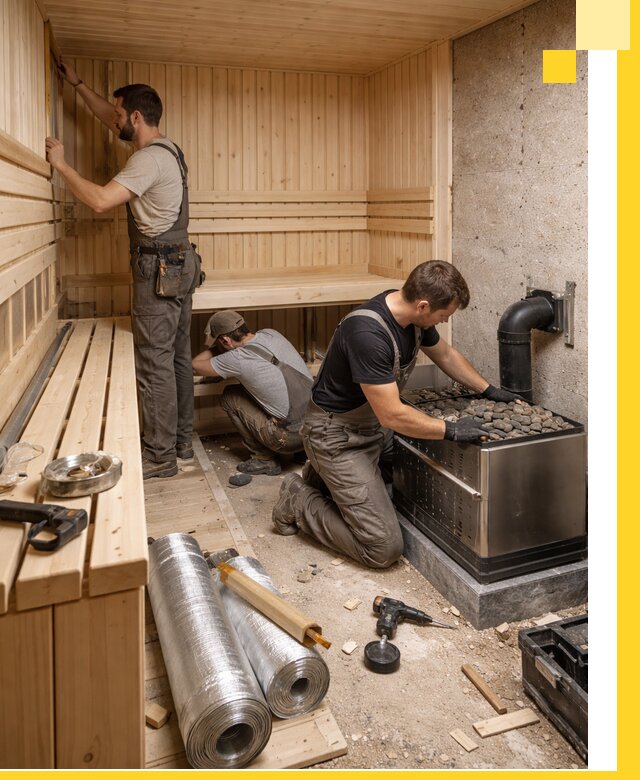 Индивидуальные сауны на заказ в Белой Калитве под ключ, проект и монтаж