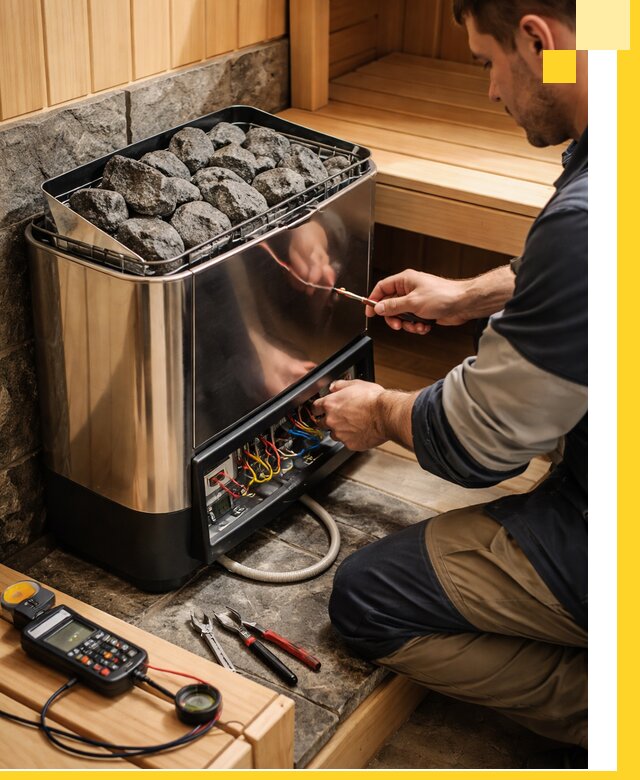 Продажа и установка электрокаменок для саун в Белой Калитве