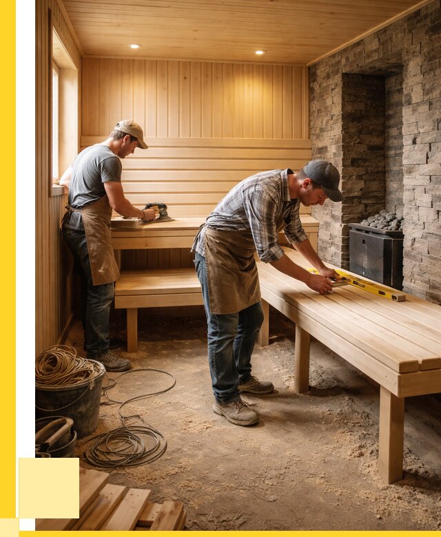 Отделка бани в Белой Калитве: внутренняя отделка от 3111 р. | ЭриданБкл